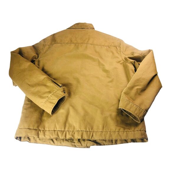 3280 Old Navy Men's Canvas Chore Coat Faux Sherpa XXL Hunting Work Jacket - Picture 9 of 9